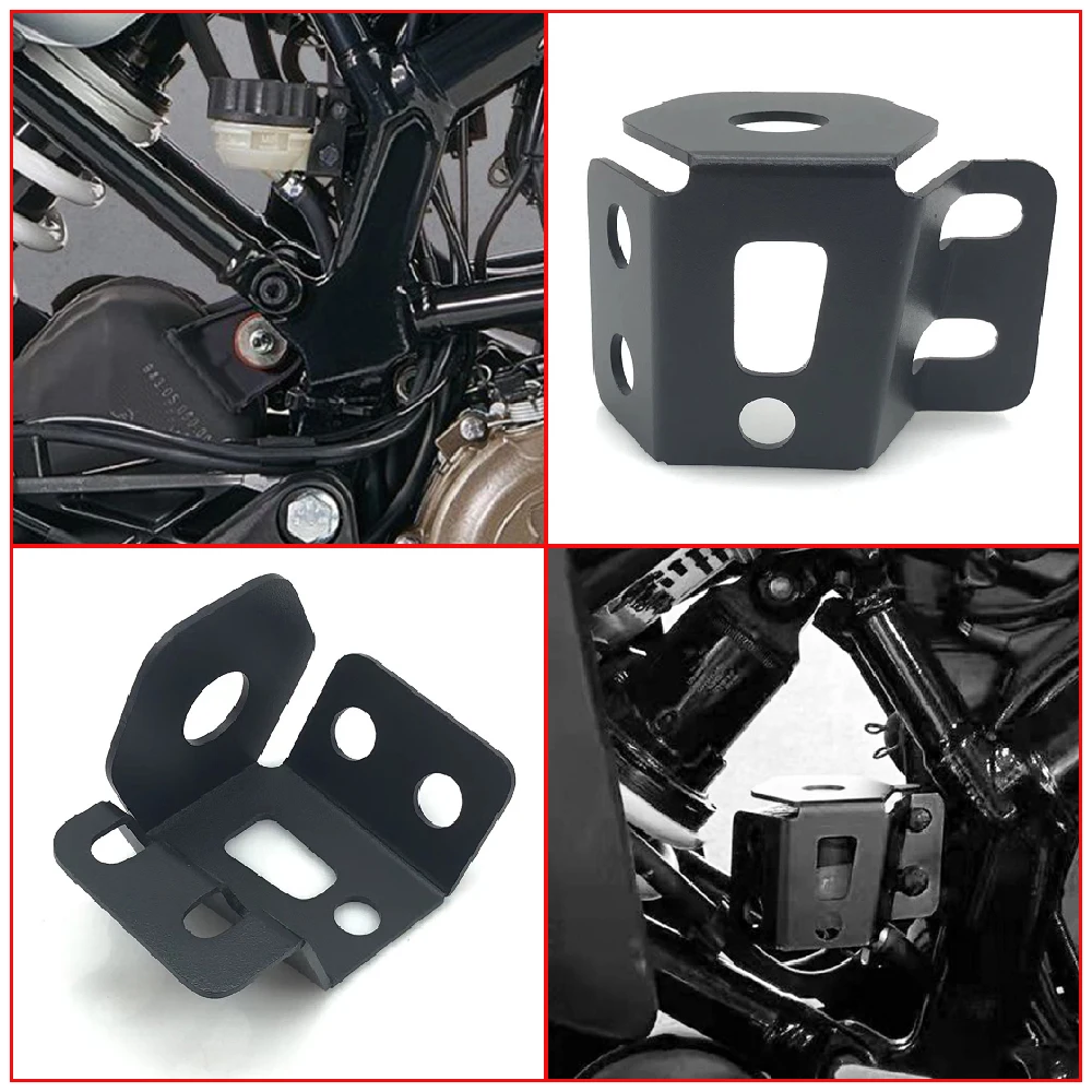 

Fits for Husqvarna Svartpilen 401 250 125 Vitpilen ABS 2021 2022 2023 2024 Motorcycle Rear Brake Fluid Reservoir Protector Guard