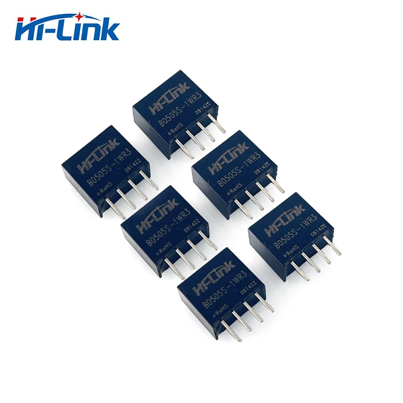 Free Shipping 20pcs/lot Small Size B0505S-1WR3 Smart Home 1W 5V to 5V 200mA DC DC Power Supply Module 88% Efficiency