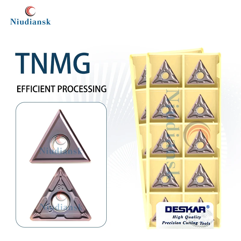 

TNMG160402/04/08 MA MS JMS MQ HS HA LF6018 Numerical Control Lathe Cutters Turning Blade Cutting Tools Stainless Steel Material