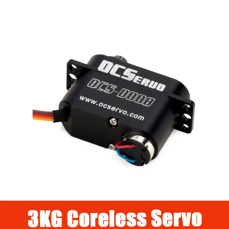 

OCS-D008B 7.4V 3.2kg Miniature Digital Servo Coreless Motor Ultra Micro High Speed Servo for RC Airplane Helicopter