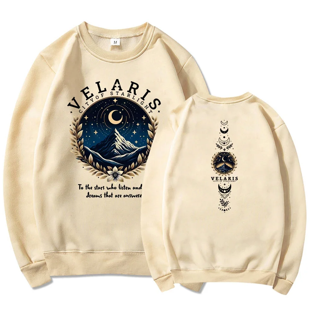 Velaris City of Starlight Sweatshirt ACOTAR Hoodie The Night Court Sweatshirt Women Graphic Hoodies Vintage SJM Merch Pullover