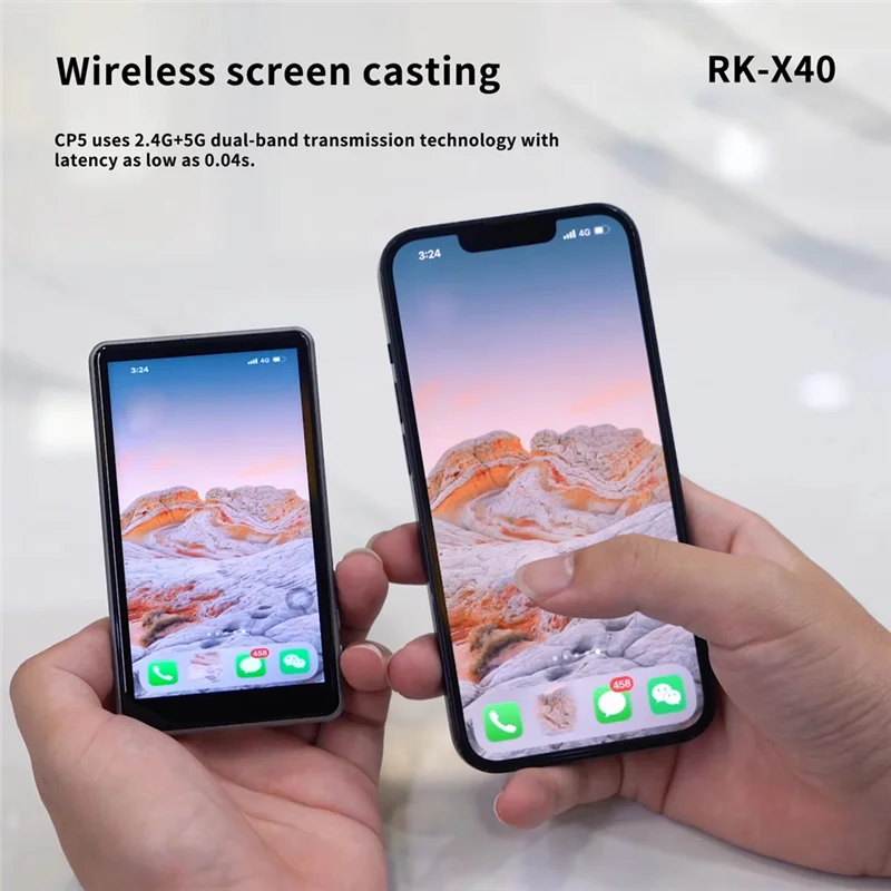 

AT93-Long-Distance Transmission Wireless Mobile Screen Splitter For Live Vlogs And Selfie Screens