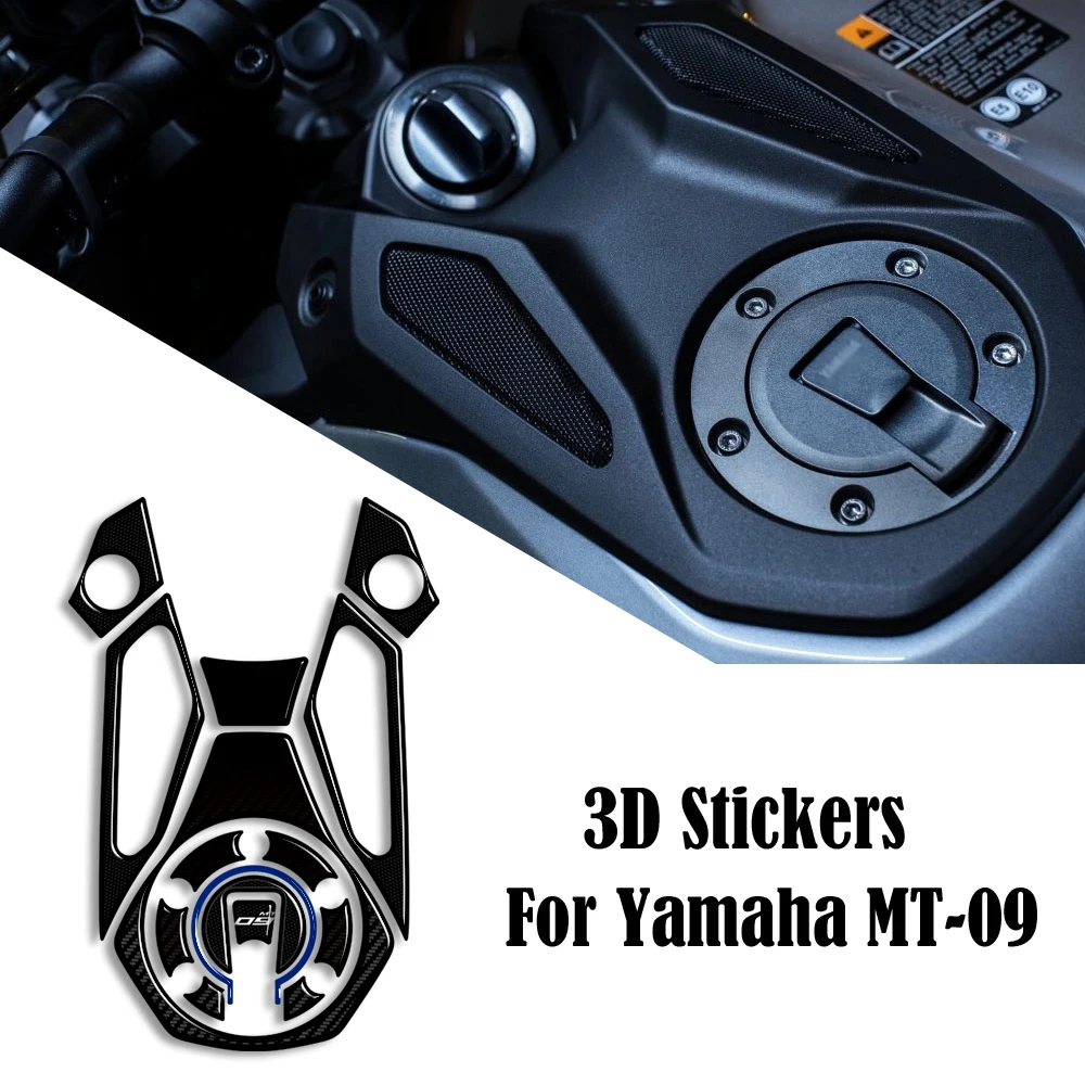 

Новый мотоцикл для Yamaha MT-09 MT09 MT 09 SP, накладка на бак, защита для газа, мазута, 3D наклейки, наклейки, обтекатель, переднее крыло 2024 2025