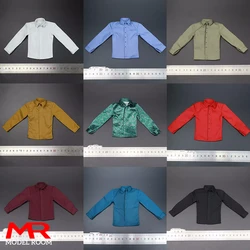 1/6 Scale Male Solid Color Long Sleeve Shirt Undergarments Clothes Model Fit 12'' Soldier Action Figure Body Dolls