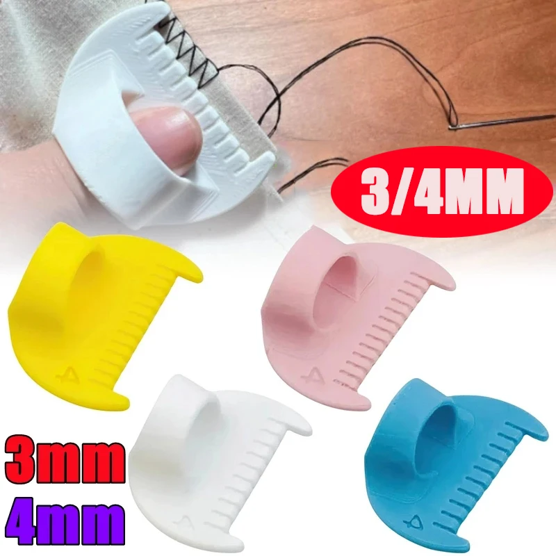 2/8pcs Easy Sewing Guides For Beginners and Elderly - Plastic Hand Sewing Keying Tools with 4mm and 3mm Spacing DIY Production
