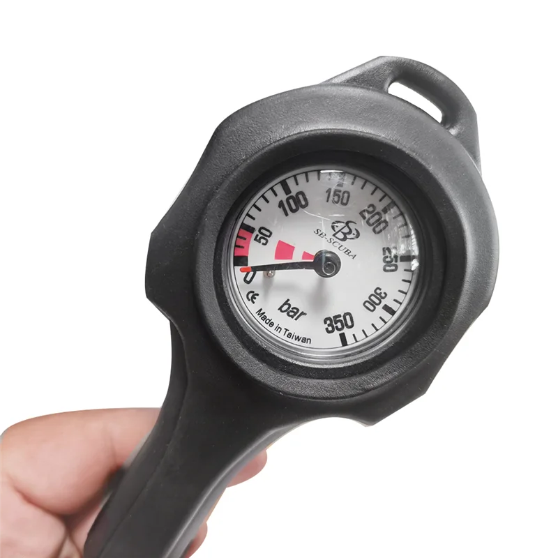 Scuba Diving Depth Gauge 300 Bar Diving Air Lightweight Pressure Gauge Diver Equipment Dive Accessory