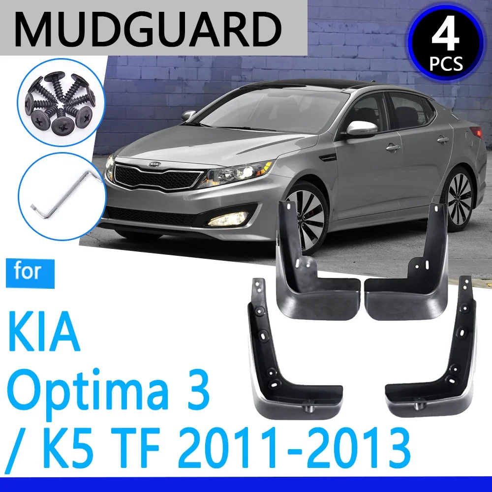 

Mudguards for KIA K5 KIA Optima MK3 TF 2011 2012 2013 2014 SX SXL Hybrid Car Accessories Mudflap Fender Auto Replacement Parts