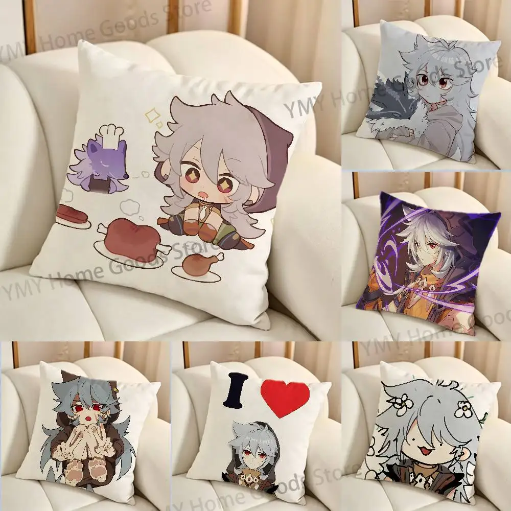 Game Figure Razor Cartoon Cartoon Printing Pillowcase Customized Pillow Cover for Sofa Home Decor
