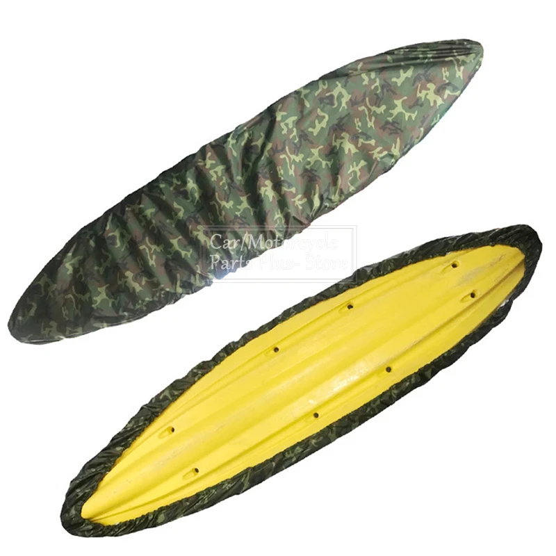 Universal Kayak Cover 210D Canoe Boat Waterproof UV Resistant Kayak Cover Dust Storage Shield Kayak Boat Canoe Storage Cover