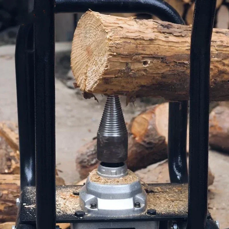 Rural Household Small Electric Wood Splitter Full-automatic Motor Broken Split Firewood Tools Split Wood DrillHot Sales Cheap An