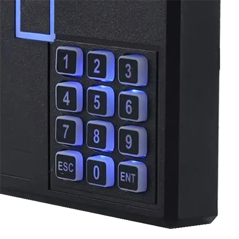 Lettore di controllo accessi BTLIFE-RFID Lettore di schede di controllo accessi con password magnetica Wiegand 26/34 Uso in uscita con controllo accessi Mac