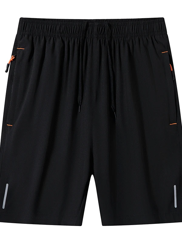 

Summer New Men's Casual Shorts Breathable Beach Pants Sport Print Loose Fit Straight Leg mid Waist Polyester Fiber Cool Sensa...