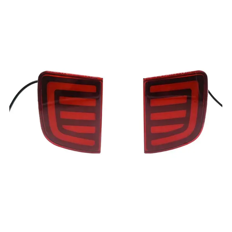 

AEF2-Rear Bumper Lights Assembly Rear Reflector Warning Brake Light For Toyota Land Cruiser LC200 2008-2015