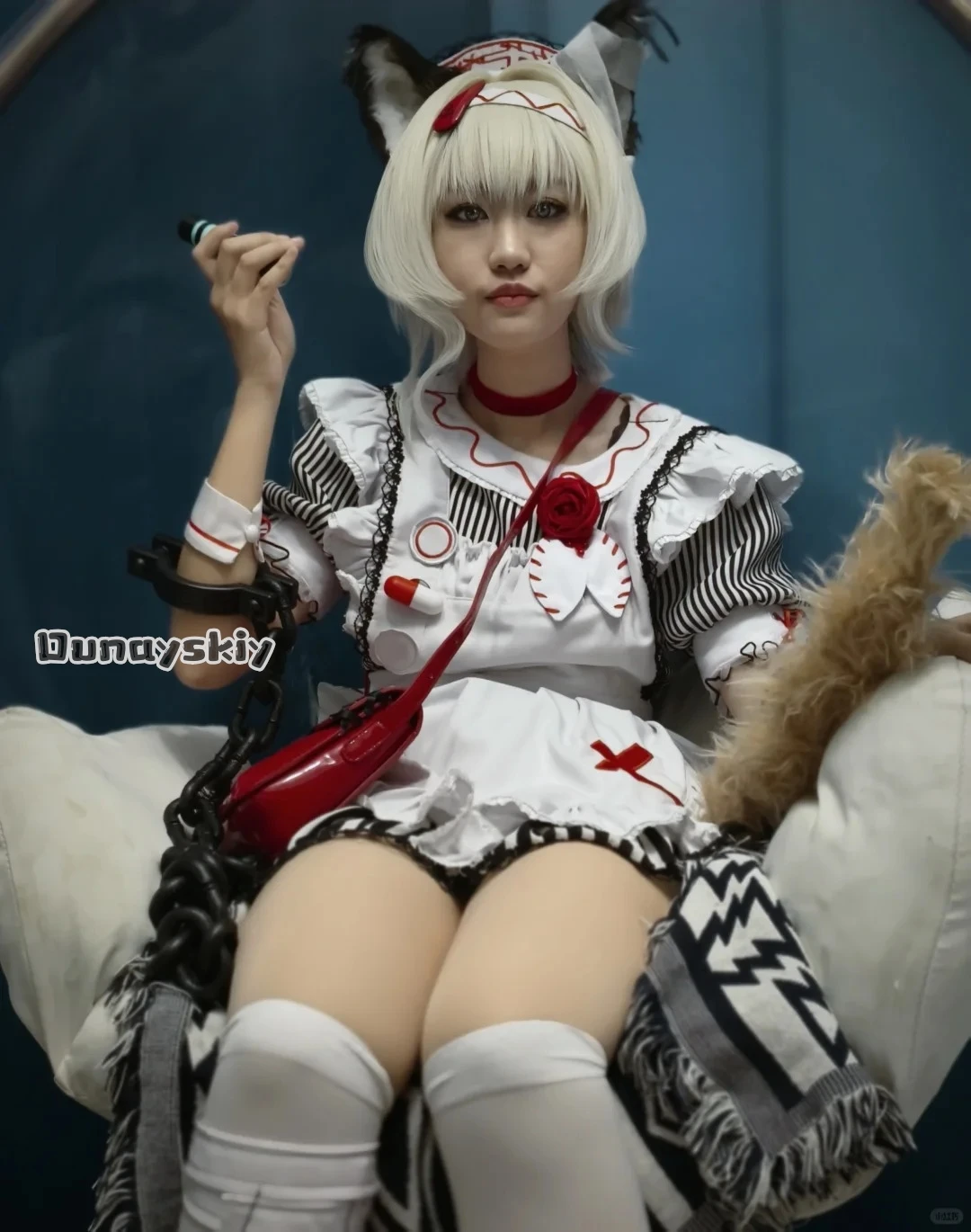 

Dream ZS @ игра Arknights Haze косплей униформа медсестры платье горничной аниме игровой персонаж наряд для ролевых игр Хэллоуин тема платье