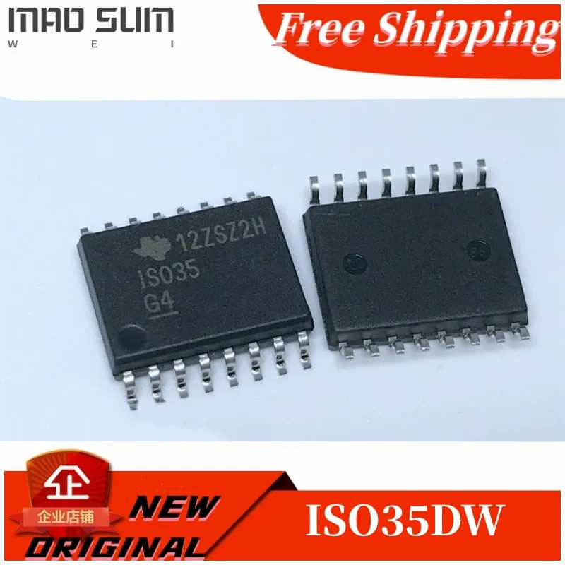 Free Shipping  10PCS~50PCS/LOT ISO35 ISO35DW ISO35DWR IS035 IS035DWR SOIC-16 Digital Isolators NEW100%