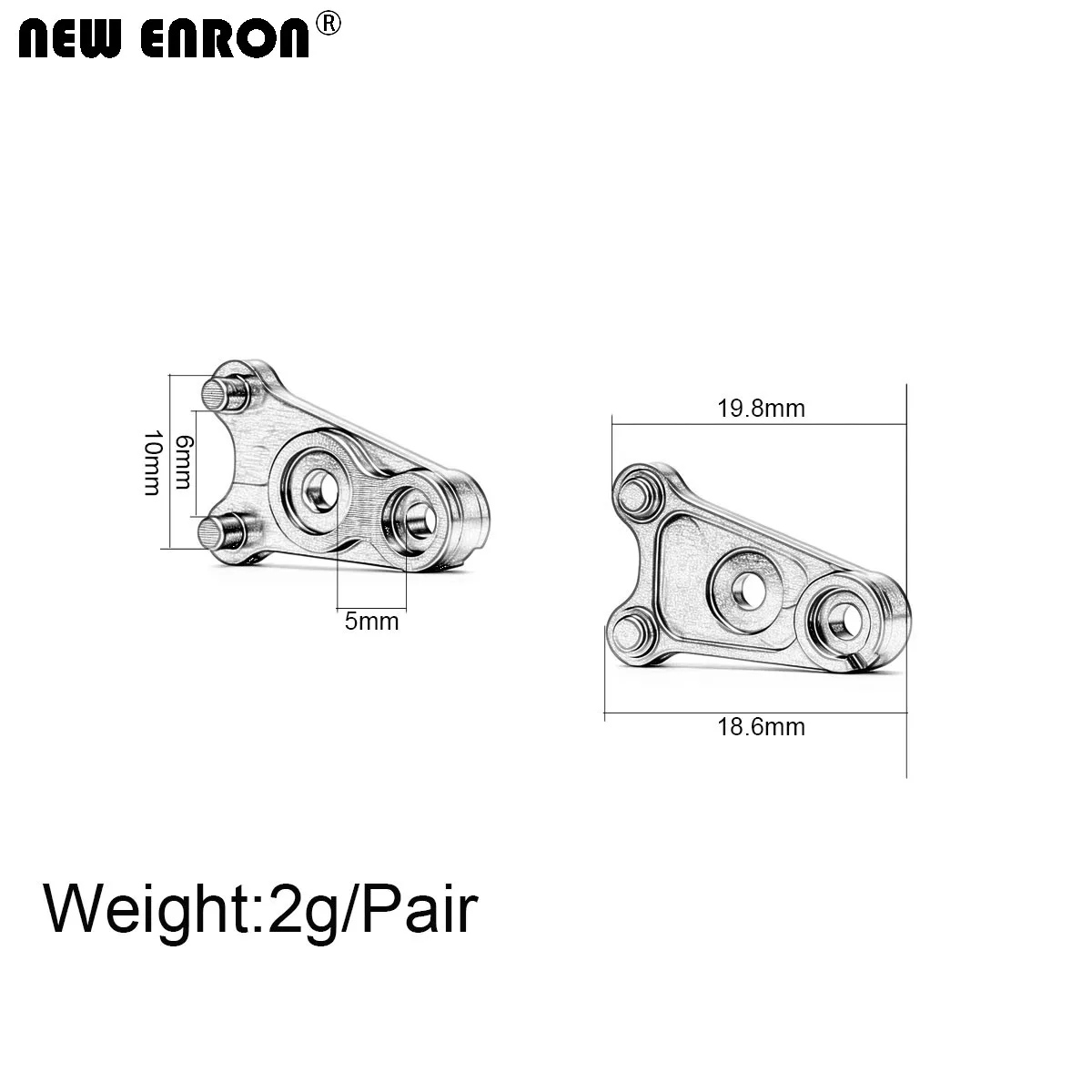 Aluminum 6061 CNC Pedals Footrest Replacement part D9 D10 for RC Car RC 1/8 Kyosho Motorcycle NSR500