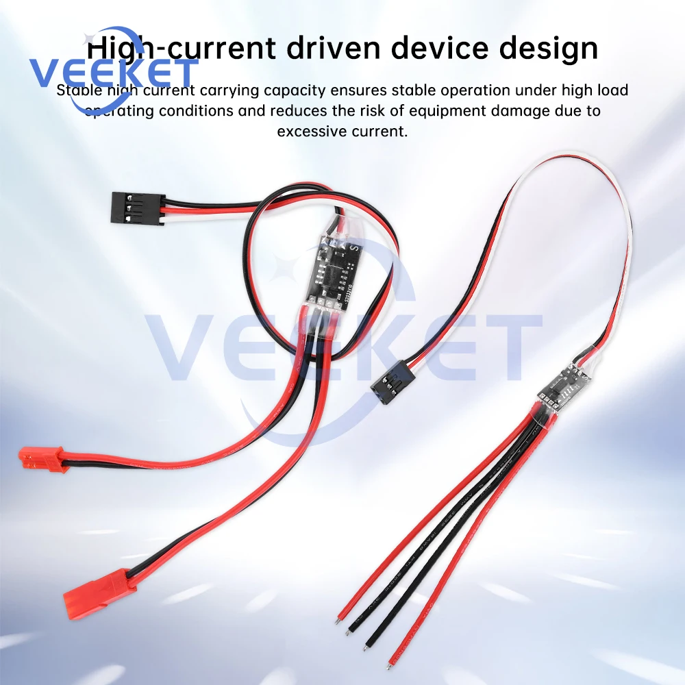 

Remote Control Electronic Switch 3‑30V 20A High Voltage RC Electronic Switch for RC Drone Water Pump PWM Signal Control