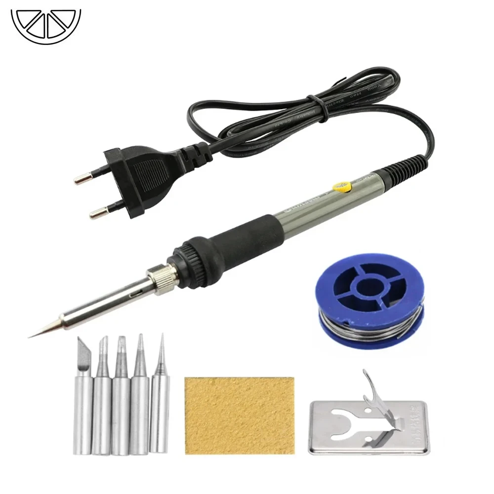 60W Adjustable Temperature Electric Soldering Iron Welding Heat Pencil Rework Repair Tools