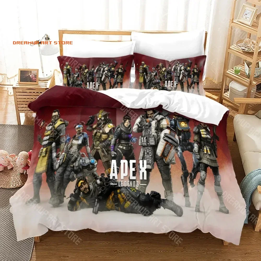 2026 3D Print APEX Legends Bedding Set Single Twin Full Queen King Size Shooting Game Bed Set Aldult Kid Bedroom Duvetcover Sets