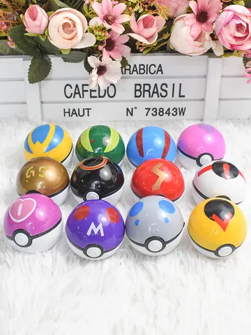 12 pçs/set pokemon poke bola figura brinquedos anime pikachu bolso monstro animal de estimação elf pvc estatueta ação coleção modelo bonecas presentes
