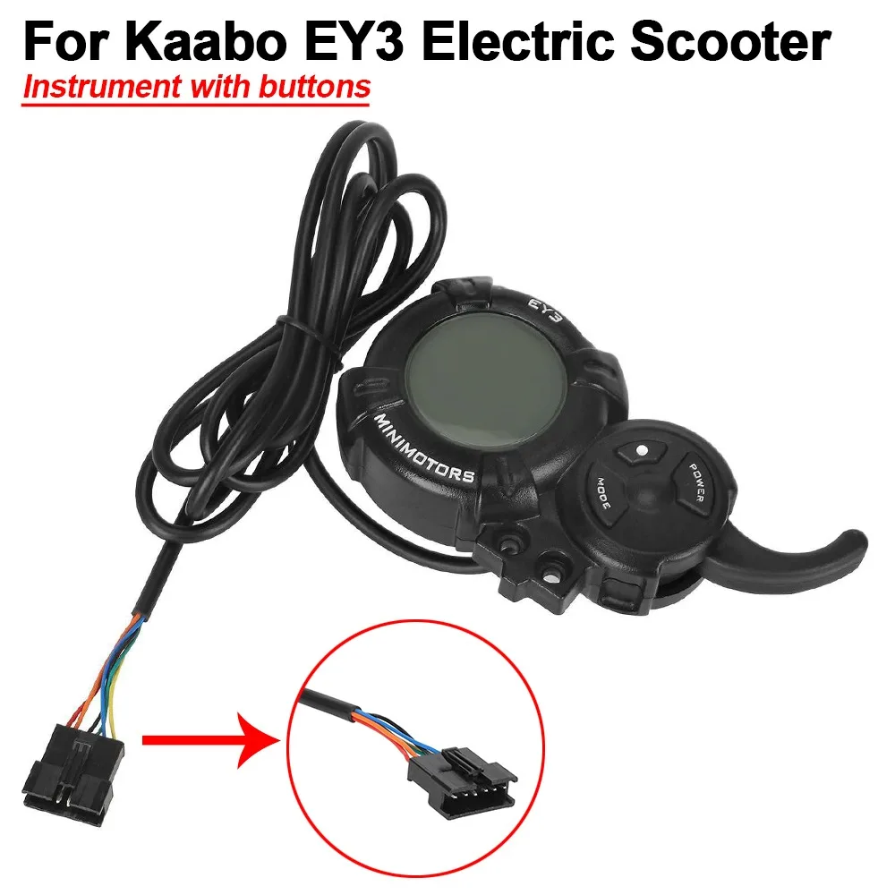 

Keypad Display Meter for Kaabo EY3 Electric Scooter - Replacement Dashboard Instrument Accessory Scooter Accessories