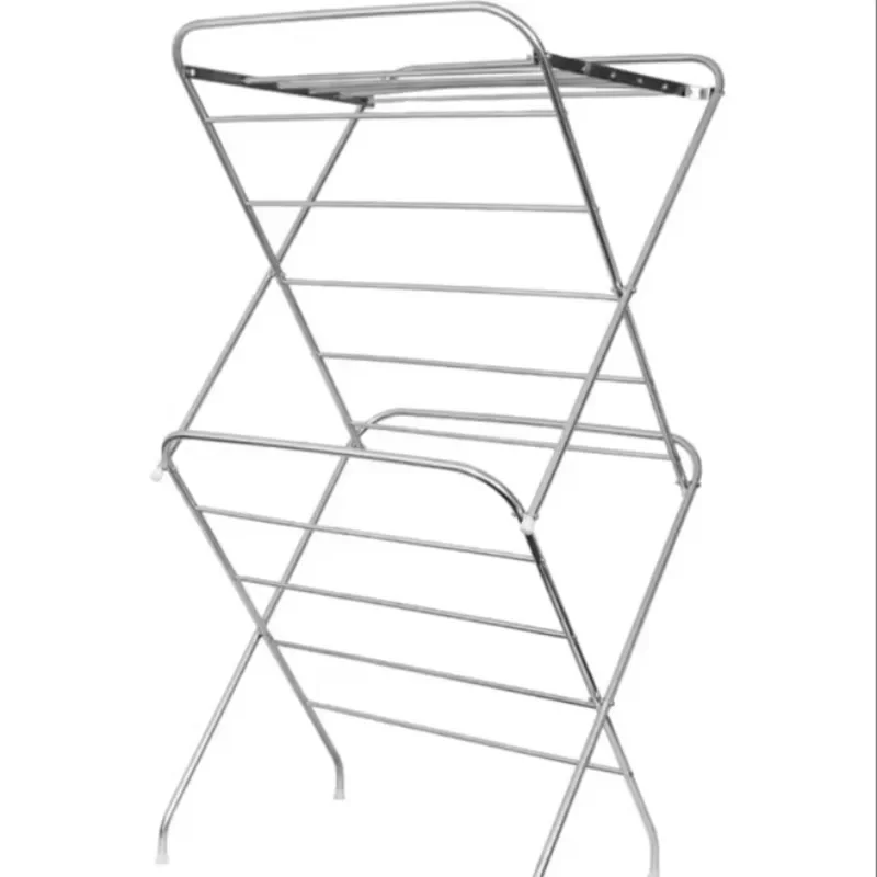 15-Rod stainless steel dryer foldable, oversized drying rack, heavy duty laundry rack, indoor/outdoor, made in India