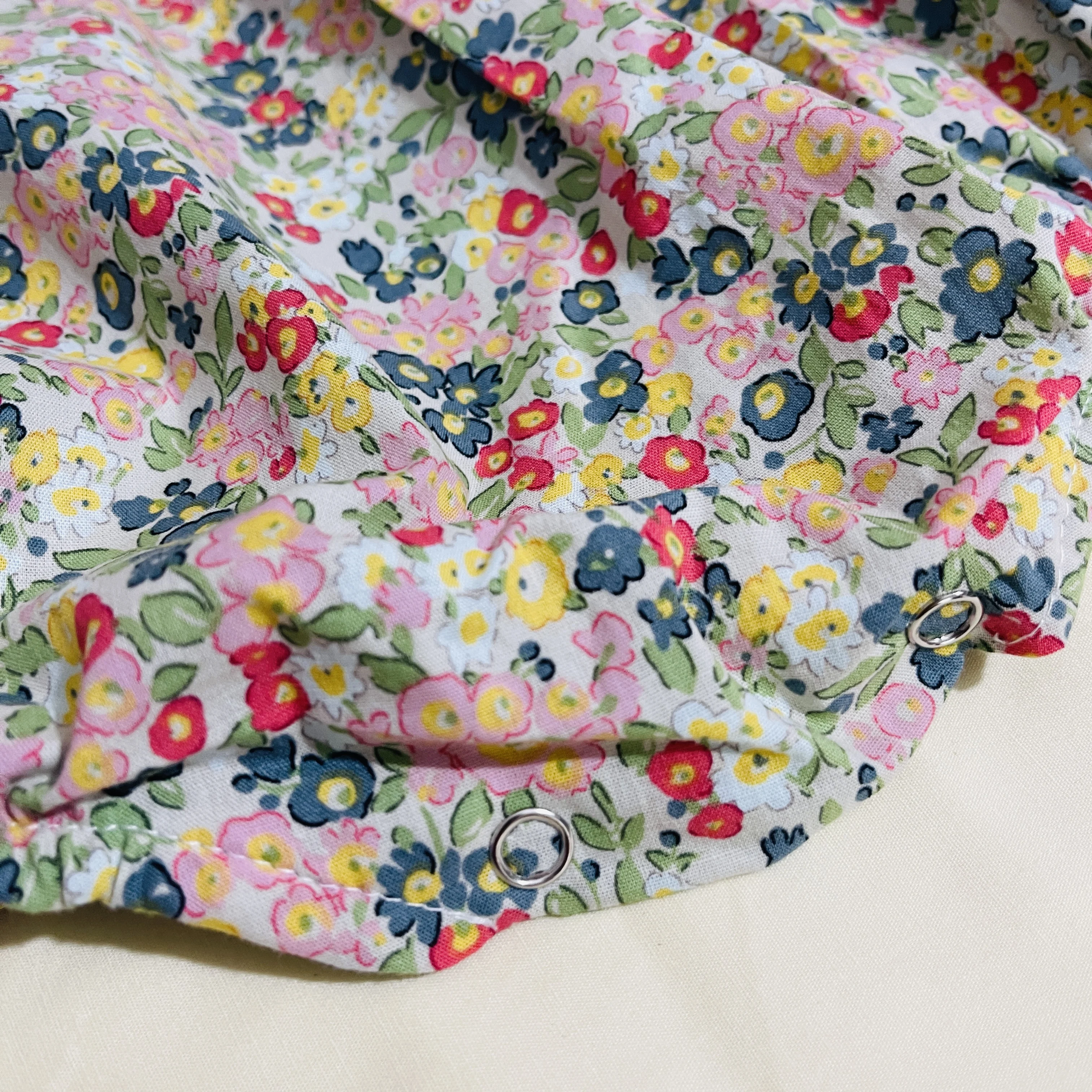 100 Cotton Small Floral Baby Crawl Suit