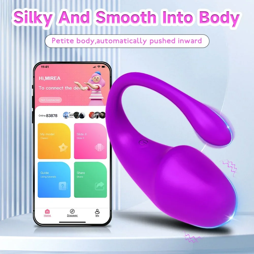 Wireless Bluetooth G Spot Realistic Dildo Vibrator for Women APP Remote Wear Vibrating Egg Clit Female Vibrating Panties Sex Toy