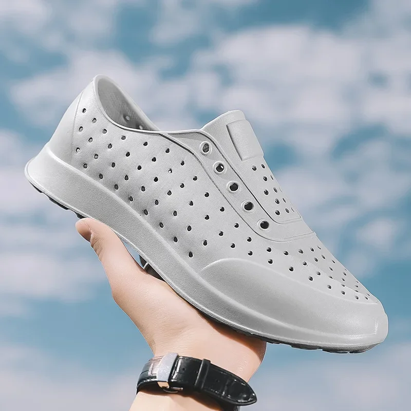 

Casual Beach Cave Sandal Big Children Slippers Hollow Men Women Sandals Summer Couple Sports Sandals Models Hole Garden Shoes