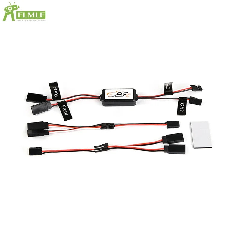 LED Car Light Controller Set Fit for 1/5 HPI ROFUN BAHA ROVAN KM BAJA 5B 5T 5SC Rc Car Toys Games Parts