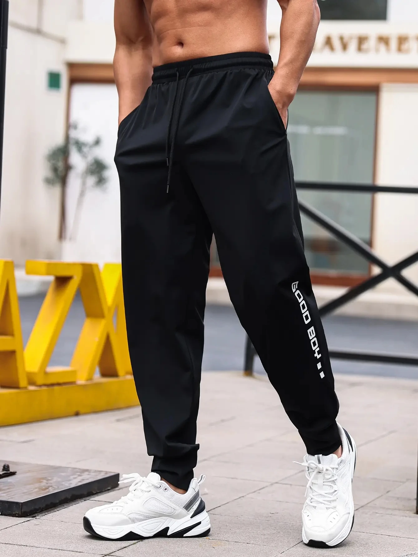 Men's Joggers Summer Quick Dry Gym Pants Lightweight Training Pants Fitness Athletic Sweatpants Workout Bottoms Running Wear
