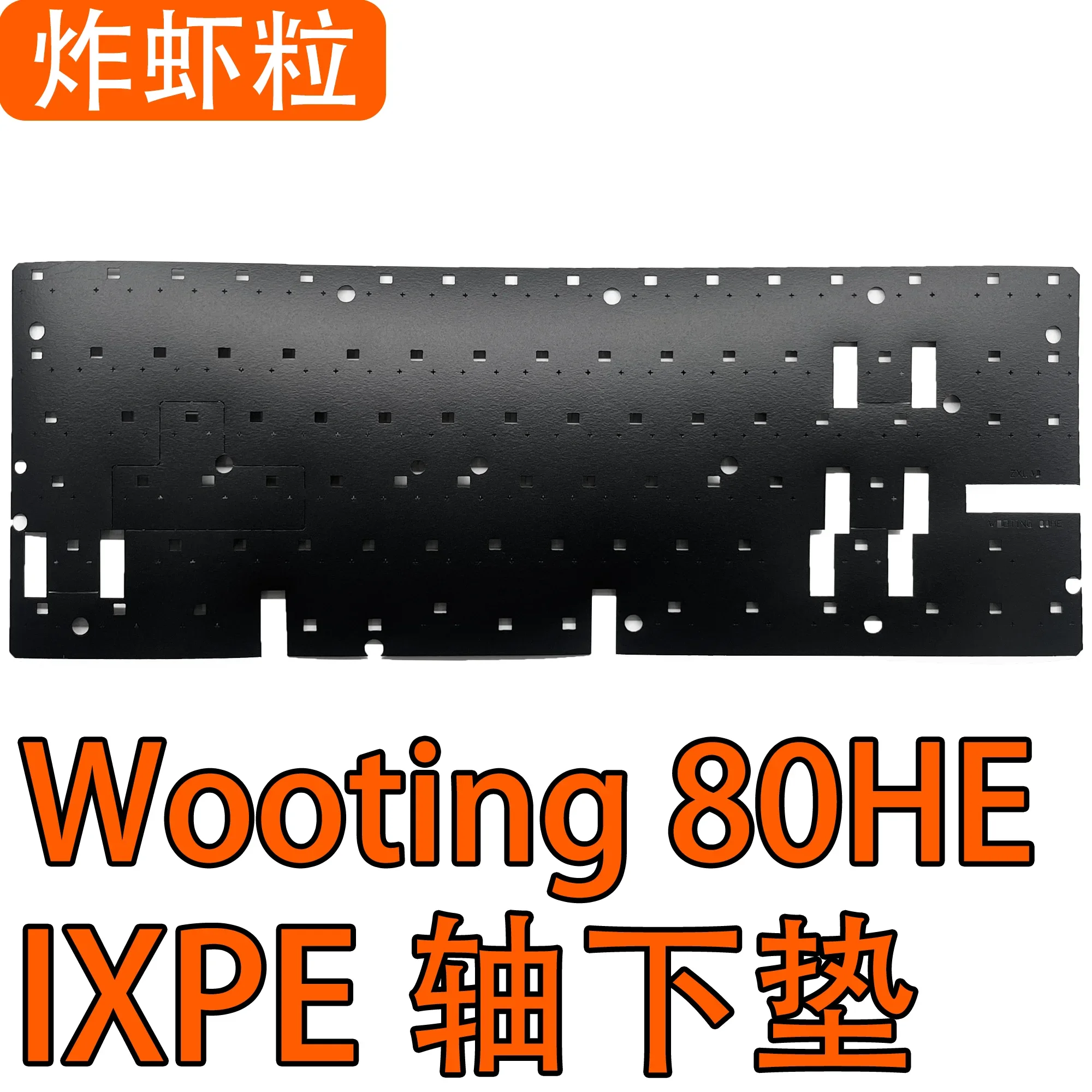 Wooting 80HE Tastiera ad albero magnetico (guscio in plastica originale) Sound Pack PORON Sandwich Cotton Affondamento Piastra di posizionamento in oro