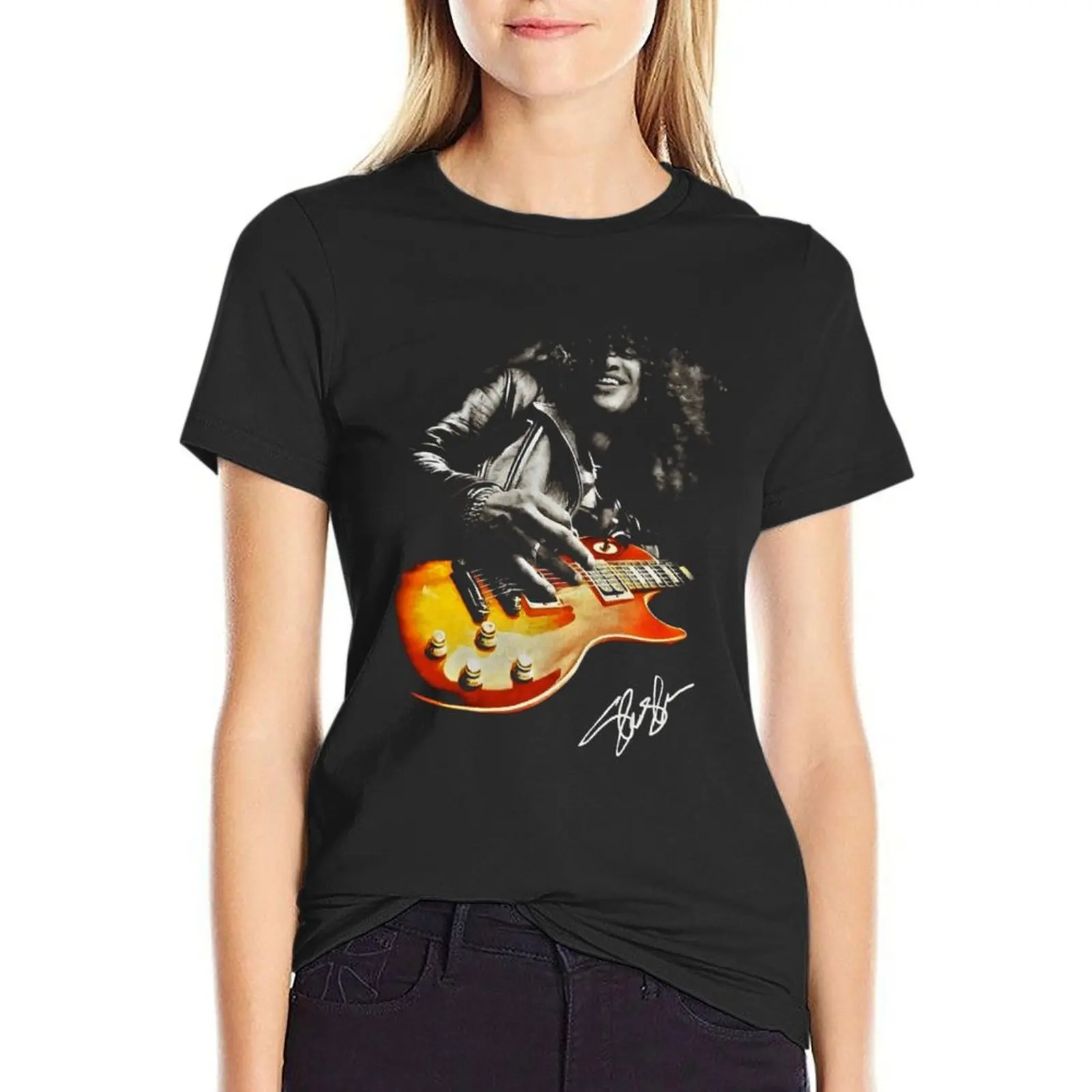 

Guitar Shredding Slash Signature Guns N Roses Essential T-Shirt aesthetic clothes lady clothes plain t shirts for Women