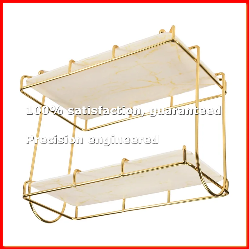 Light Luxury Countertop Makeup Organizer Skin Care Products Perfume Organizer for Cosmetics Bathroom Storage Rack C-AD23
