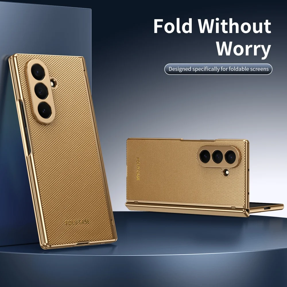 Matte Business-Frontfolie mit Kamera-Schutz und Lederhülle für Samsung Galaxy Z Fold 8 7 6 5 4 ZFold8 Scharnierabdeckung – Detail 17