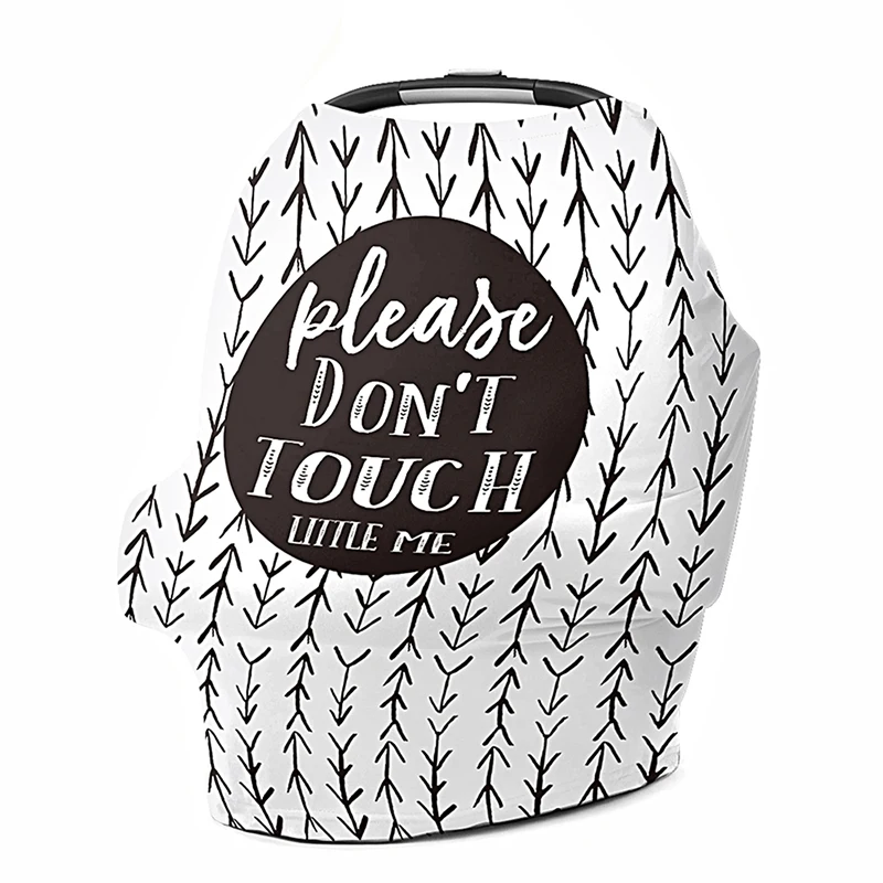 Funda elástica multiusos para asiento de coche de bebé, cubierta de lactancia, carrito de compras de lactancia, fundas de carrito de comestibles, dosel de asiento de coche