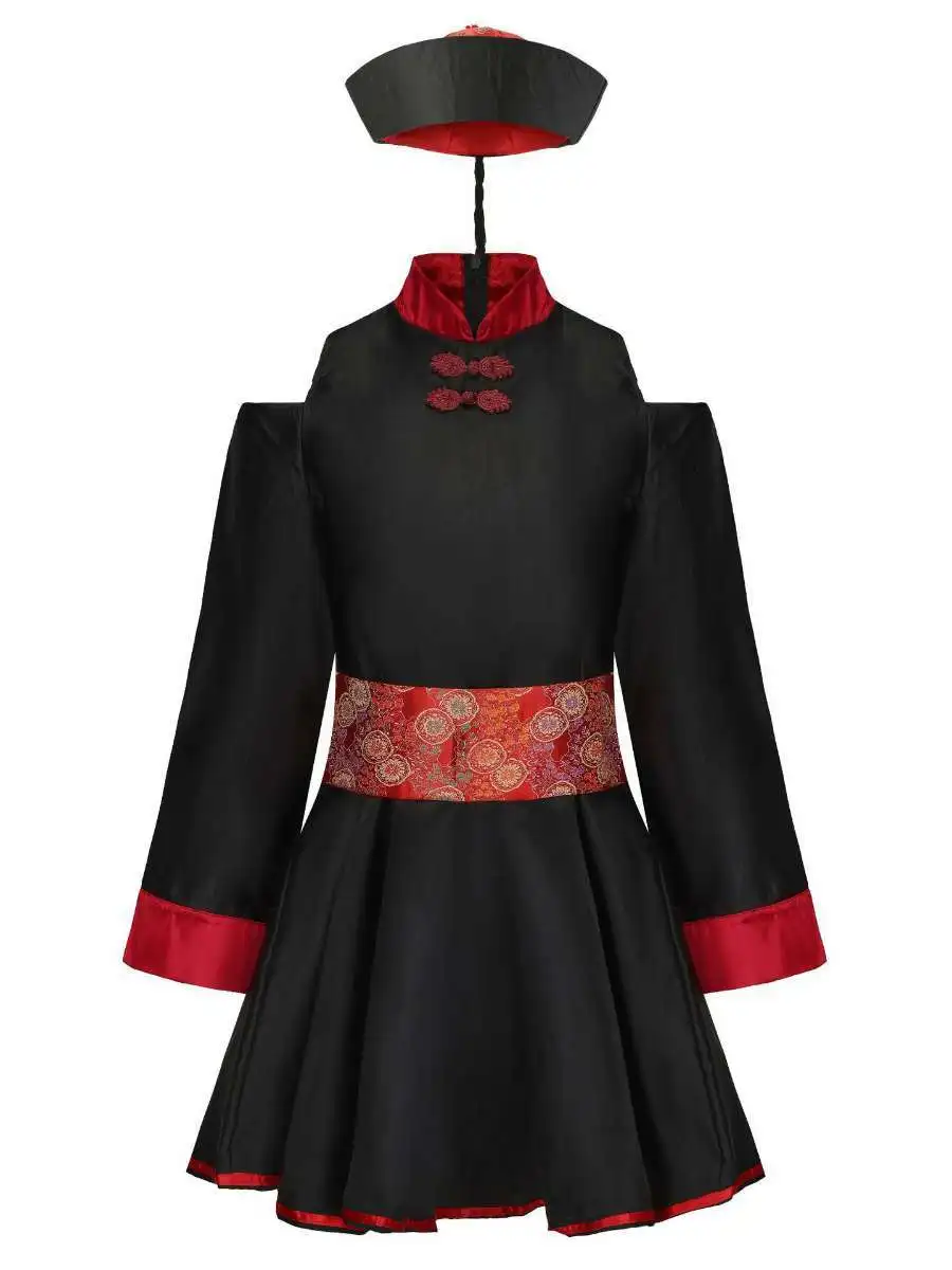 زي زومبي دكتور للنساء، رداء علم الهيكل العظمي، أزياء الهالوين للأطفال والكبار، مادة البوليستر، الصينية التقليدية...