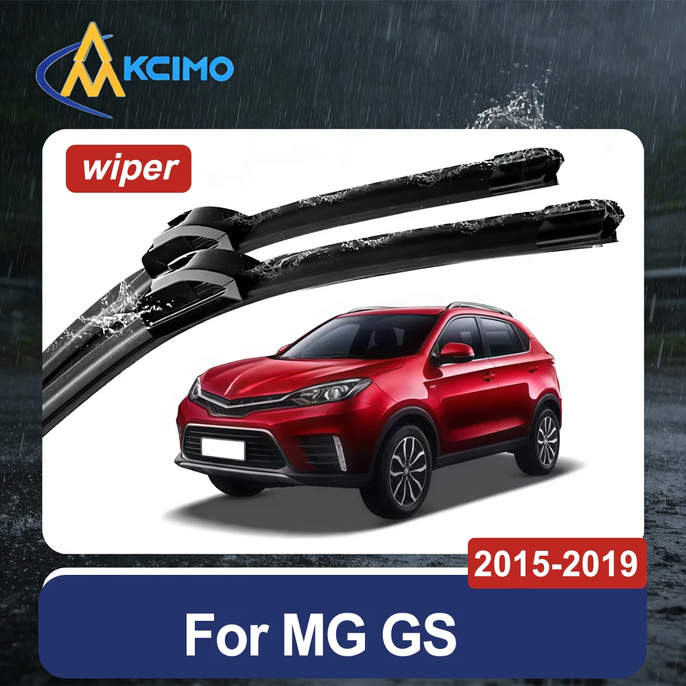 Set of 2 Windshield Wipers For MG GS 2015-2019 Premium Rubber All-Weather Grip Silent Wiper Blades Easy Install