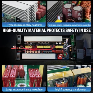 محول طاقة السيارة الموجة الجيبية النقية ، محول التردد ، 12 فولت ، 24 فولت ، 48 فولت ، 60 فولت ، 72 فولت إلى تيار متردد 110 فولت ، 220 فولت ، 230 فولت ، 2000 واط ، 3000 واط ، 50 هرتز ، 60 هرتز أعلى 10 مبيعات من 50 هرتز إلى 60 هرتز عاكس تردد - No4