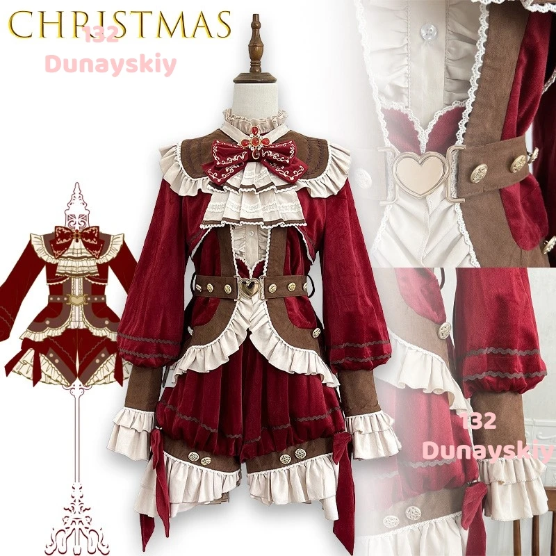 

Аниме Черный Чай Блин Лолита Косплей Костюм Красный Средневековье Ванцзи Рубашка Шорты Kawaii Хэллоуин Фиеста Карнавальная Вечеринка