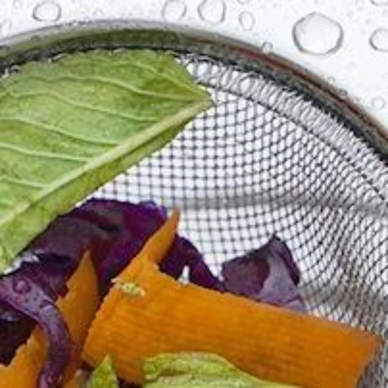 Stainless Steel Kitchen Sink Drain Mesh Rust Resistant Catches Food Scraps Prevents Sink Clogs For Home Kitchen Use