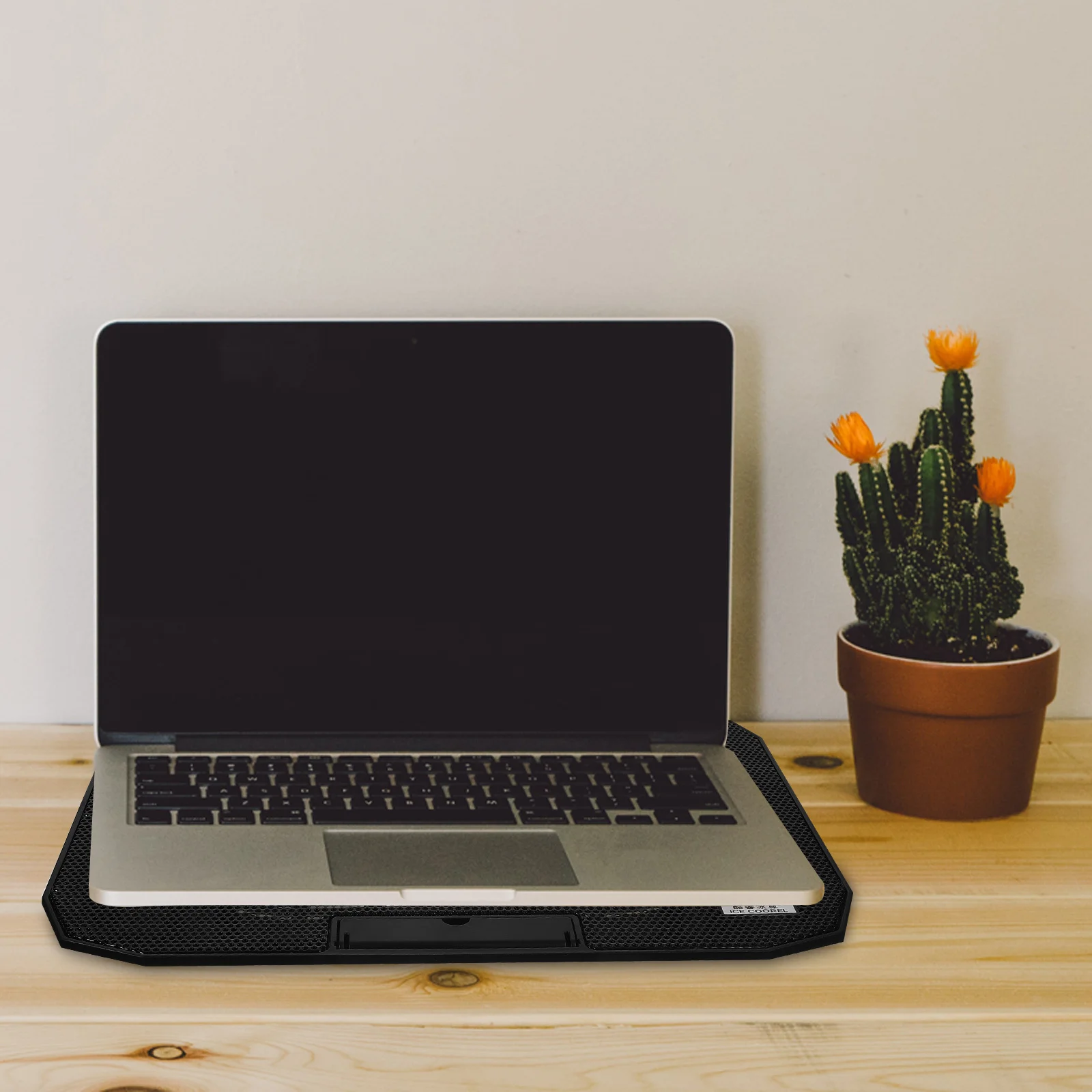 

Portable Laptop Stand Heat Dissipation Rack Plastic Supporting Stand with Rapid Cooling Fans for Various Environments