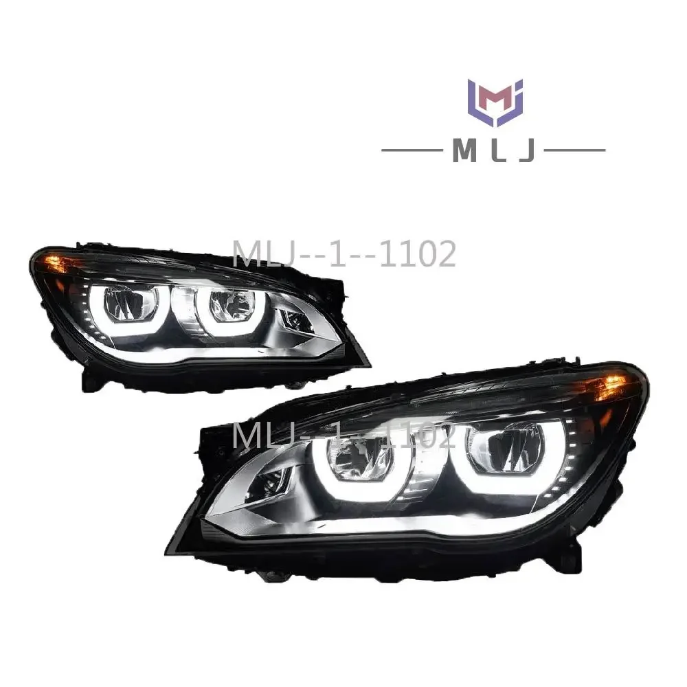 For BMW 7 Series F01 F02 2013 2014 2015 Full LED Headlight High And Low Beam Modules LCI Headlight Lens Board Angel Eye DRLChip