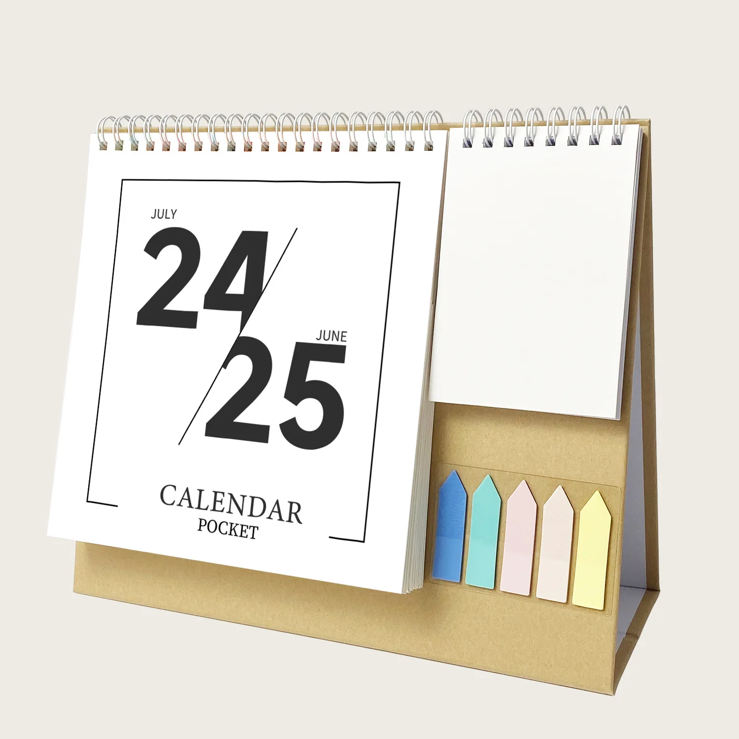 

Large Desk Calendar 2024 -2025 Standing Flip Desktop Calendar Daily Planning Monthly Calendar For Home Recording Events