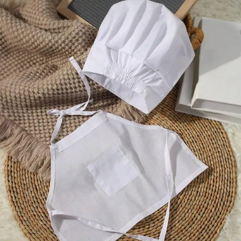 2 ชิ้นชุดปรุงอาหารสำหรับทารกชุดสำหรับการถ่ายภาพทารกแรกเกิดสีคลาสสิกที่ทันสมัย