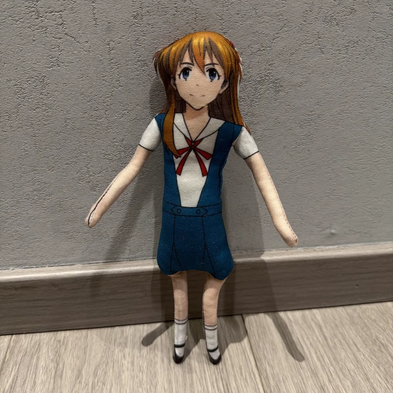 28CM Evangelions Ayanami Rei Knuffel Cartoon Action Figure Cosplay Gevulde Poppen Flexibele Ijzerdraad Abstract Model Fans Gift