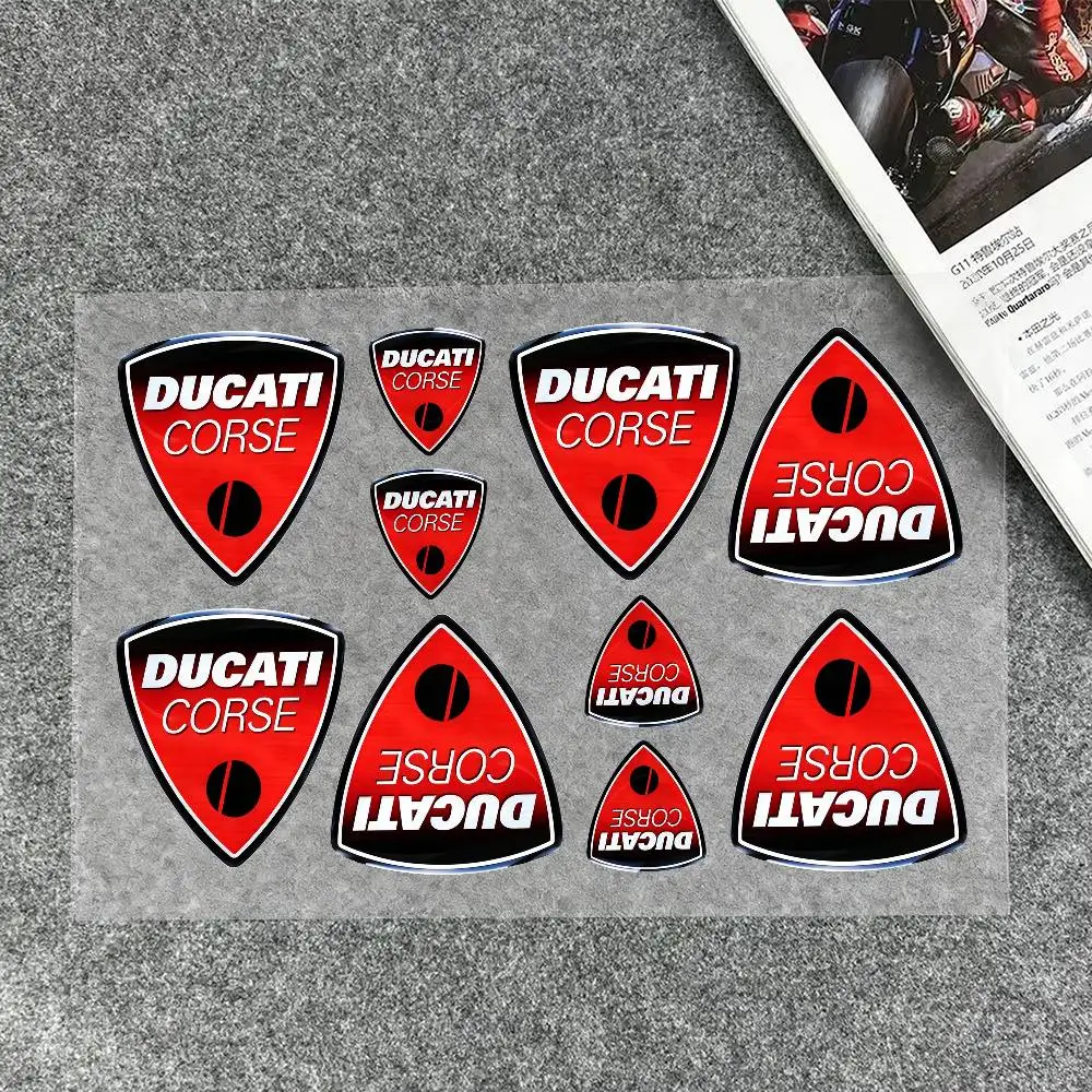 

Stickers For DUCATI Moto Sticker Auto Body Bumper Windows Motorcycle Laptop Walls Vinyl Decal Car Tuning Accessories