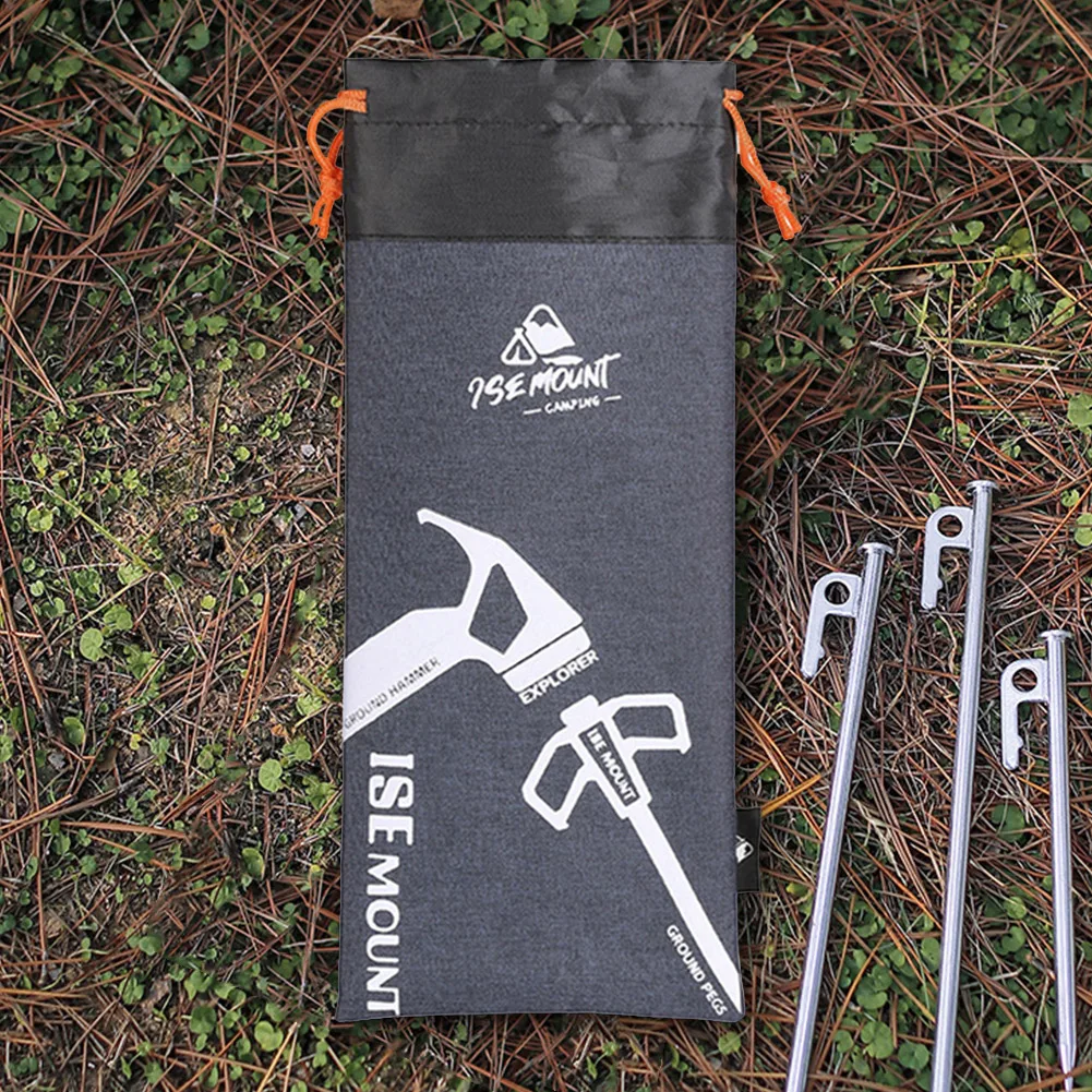 أكسفورد القماش التخييم خيمة حصة حقيبة المحمولة أوتاد الخيمة الأظافر حالة الرباط المنظم أدوات التخييم في الهواء الطلق خيمة الملحقات