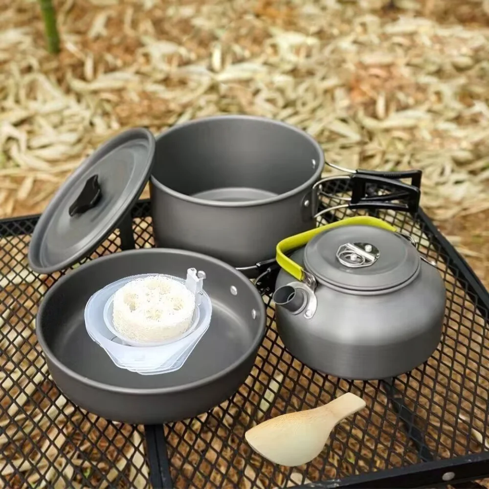 Set di pentole da cucina impil - Camping Cooking Equipment Bag recensione e prezzo