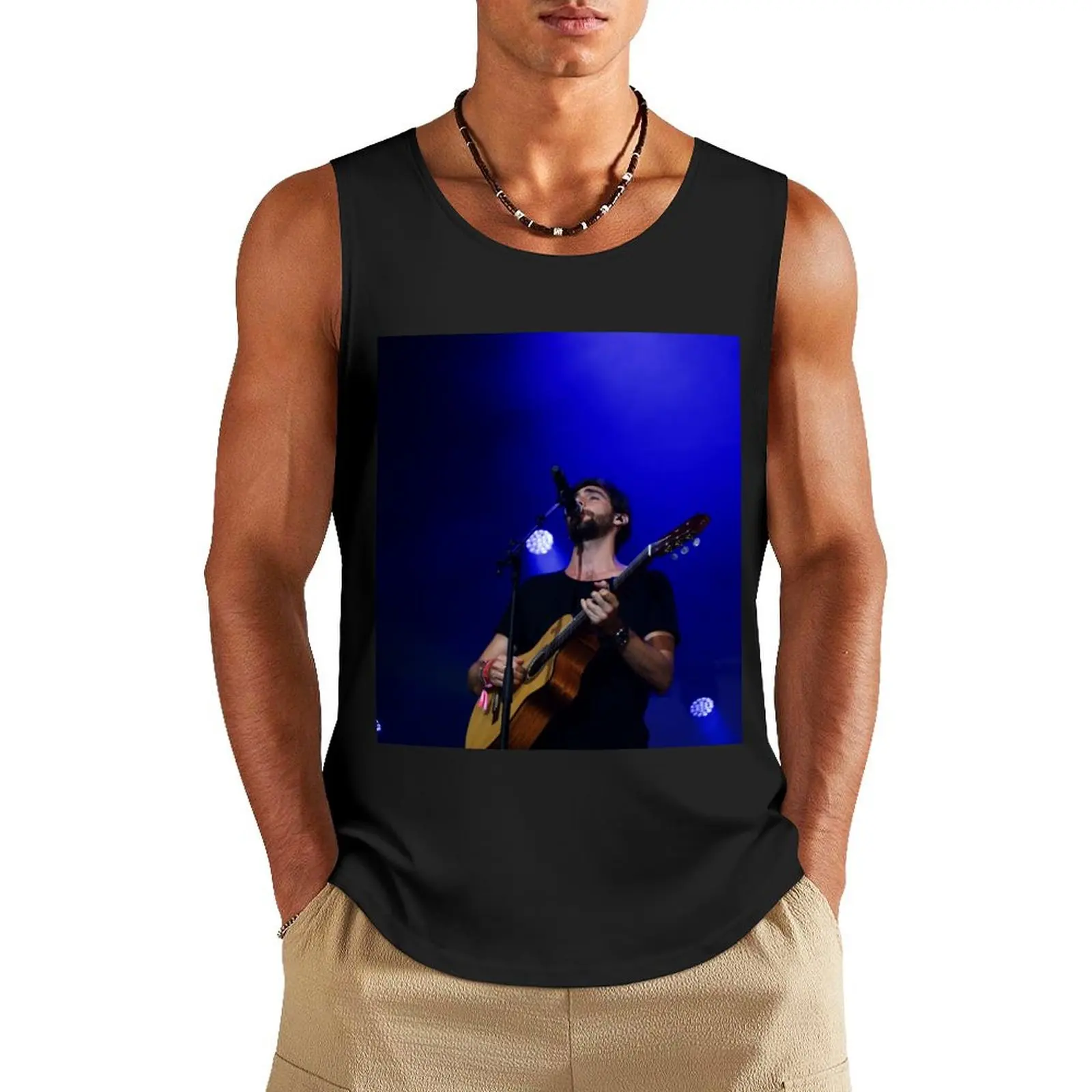 

Alvaro Soler Tank Top bodybuilding men clothes Men's sports t-shirt t-shirt for men Vest male